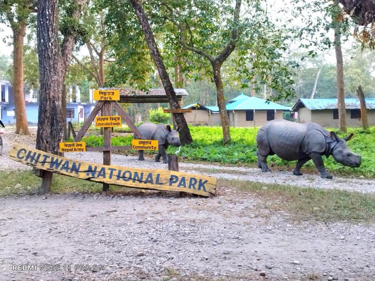 Hotel National Park Sauraha- Homely Stay And Peaceful Location With Jungle Safari Arrangements المظهر الخارجي الصورة